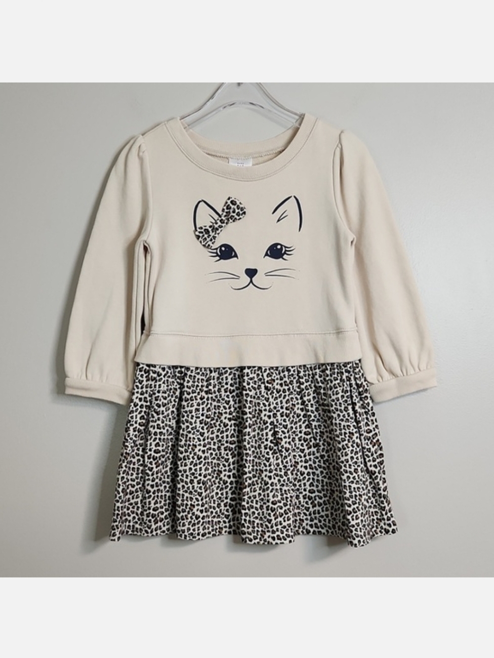 GAP Kids Leopard/Cat Dress, Size 3 ~ EUC